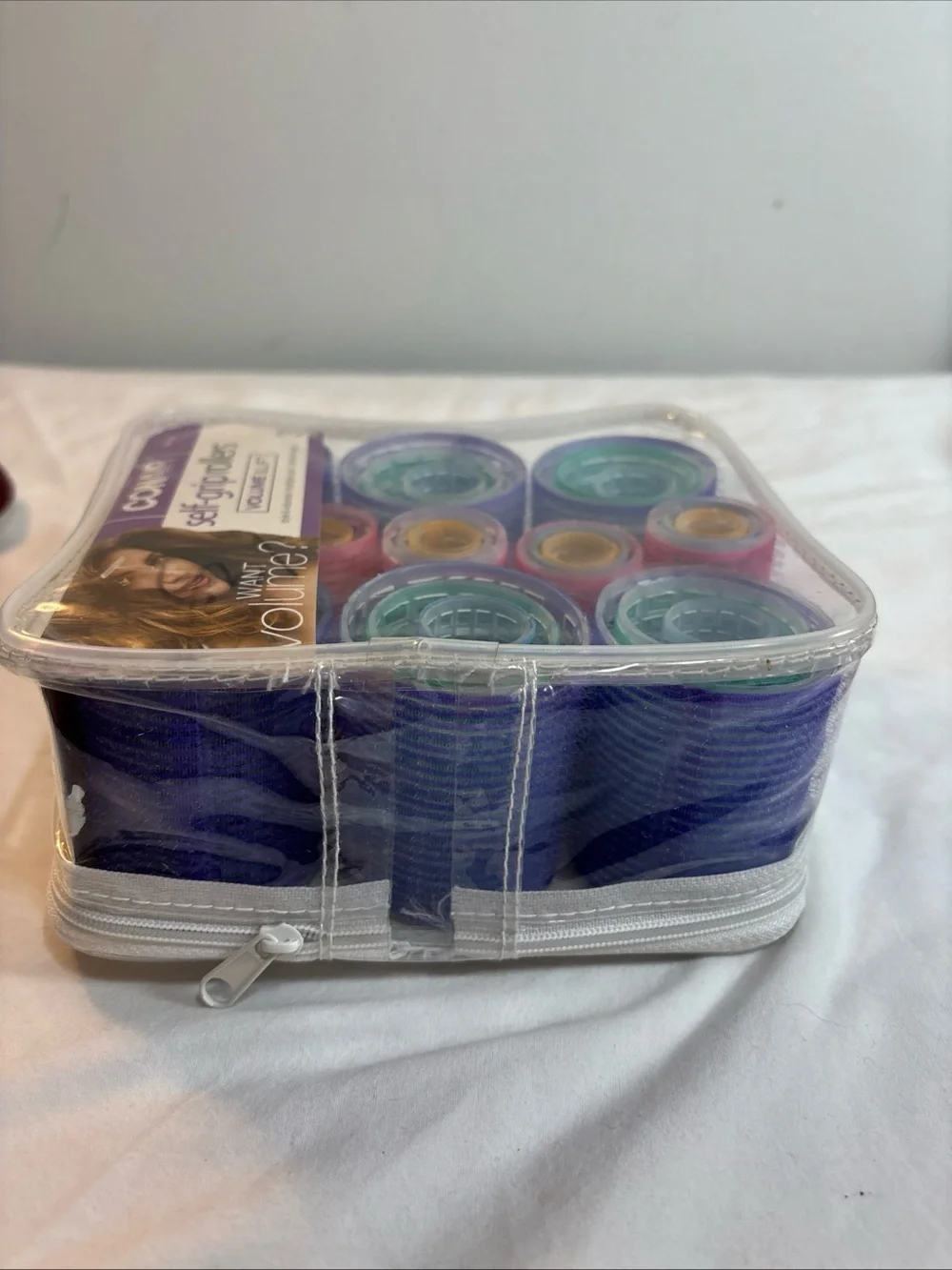 Conair Self-Grip Rollers Set - Blue, Purple, Teal